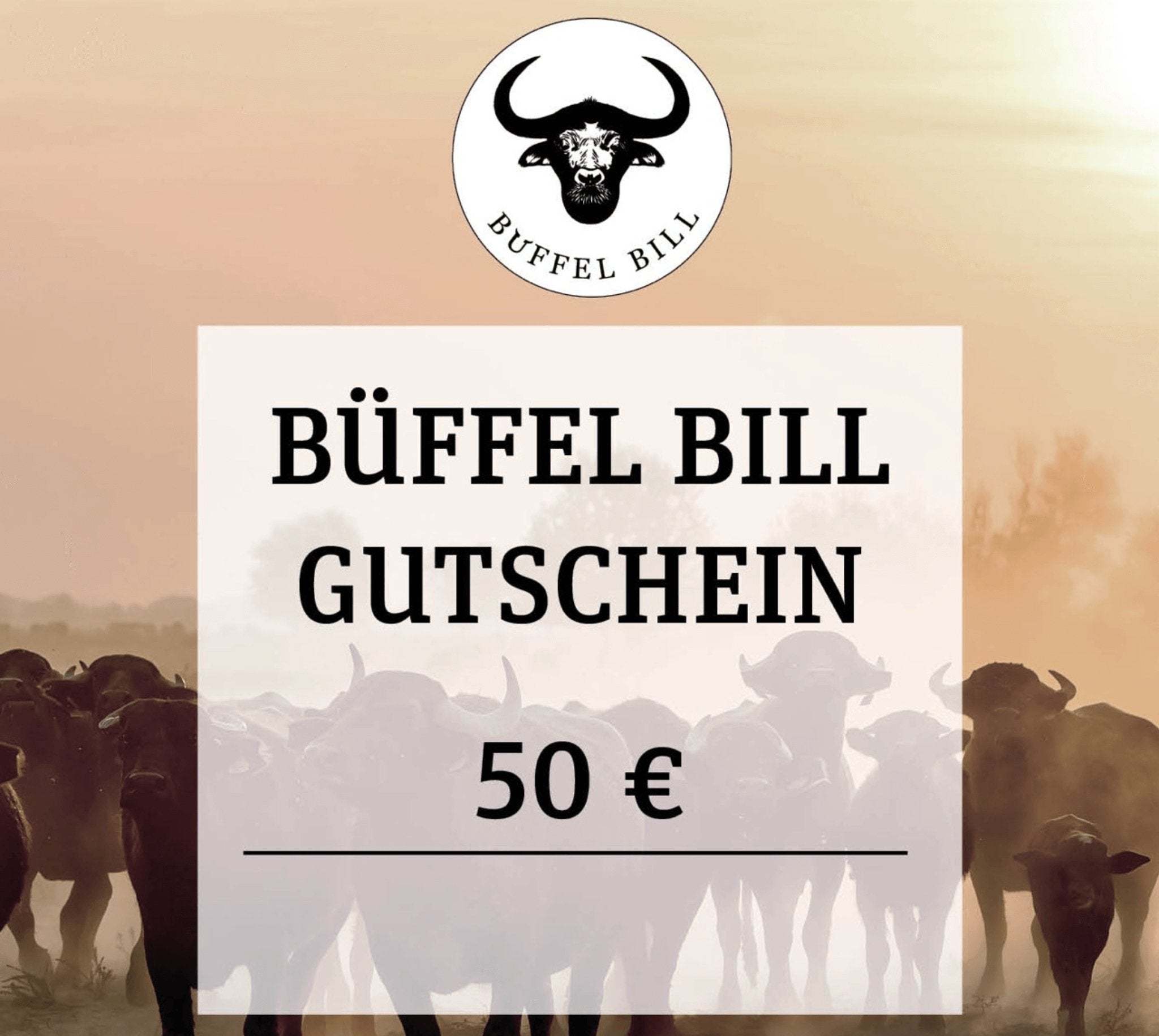 Geschenkgutschein von Büffel Bill - Exklusive Delikatessen Verschenken Sie Freude mit den Büffel Bill Geschenkgutscheinen - ein perfektes Geschenk für Fleisch- und Delikatessenliebhaber. Lassen Sie sie ihre Favoriten aus unserem exklusiven Sortiment auswä