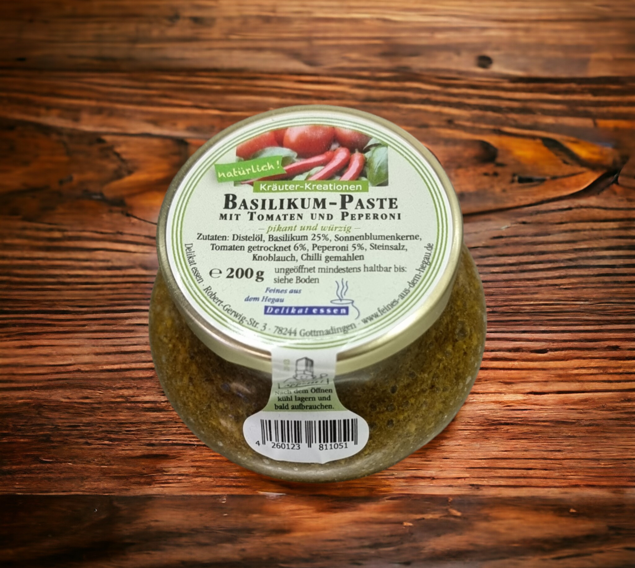 Basil paste with tomatoes and peppers | 200 g
